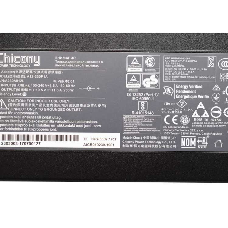 CHICONY A230A011L Caricabatterie / Alimentatore