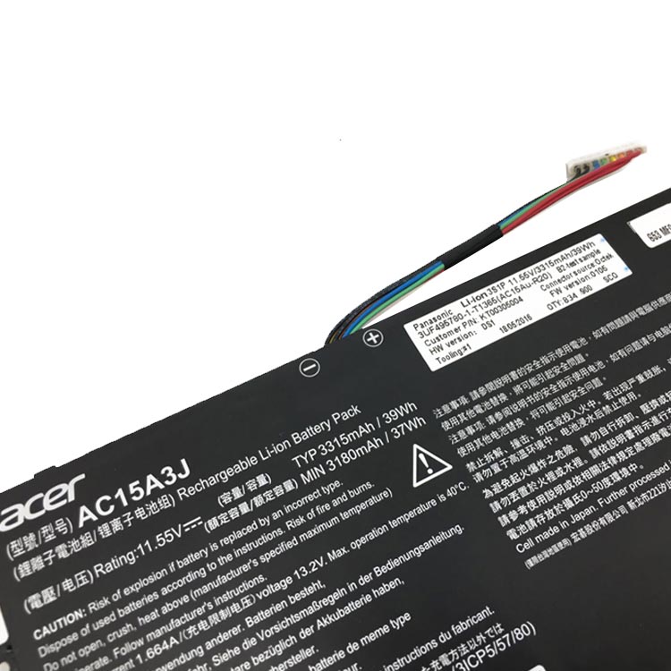 ACER Chromebook R11 CB5-132T-C48K Batterie