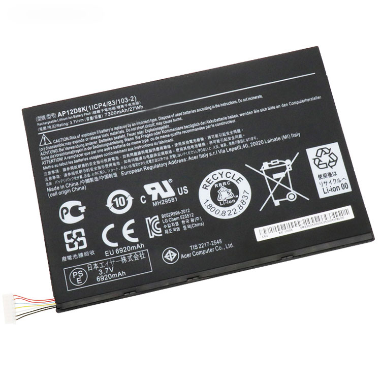 ACER Iconia W510-1458 Batterie