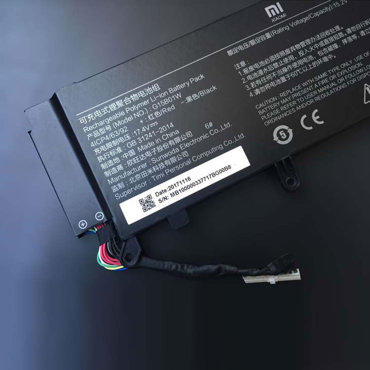 XIAOMI Gaming laptopów 7300HQ 1060 Baterie