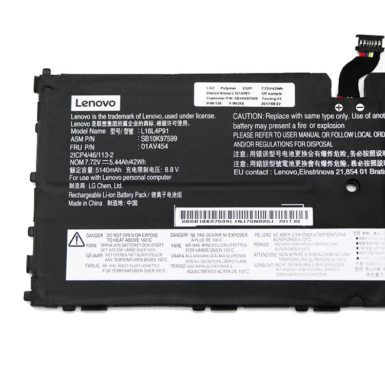 Lenovo Thinkpad X1 Tablet gen 3 Batterie