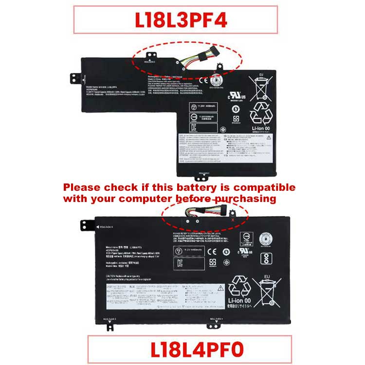 LENOVO L18L3PF4 Batterie