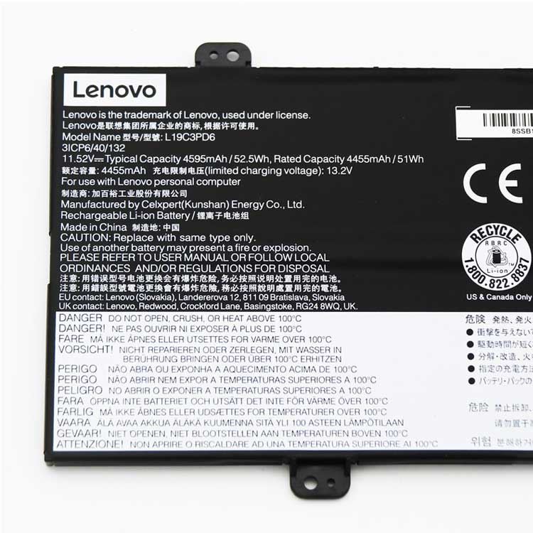 LENOVO L19L3PD6 Batterie