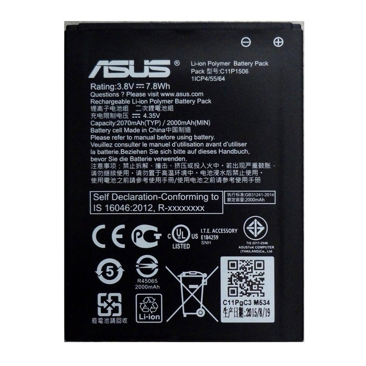 ASUS ZENFONE GO ZC500TG Z00VD Batterie