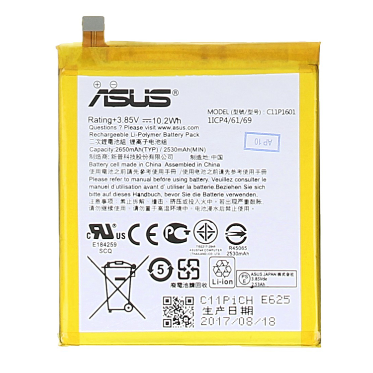 Asus C11P1601 1ICP4/61/69 akku