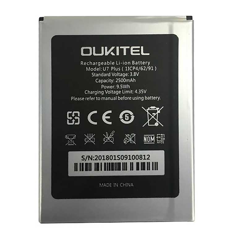 OUKITEL U7 Plus 1ICP4/62/91 Batterie