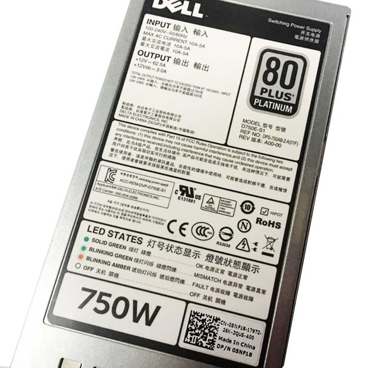 DELL DPS-750AB-2 Caricabatterie / Alimentatore
