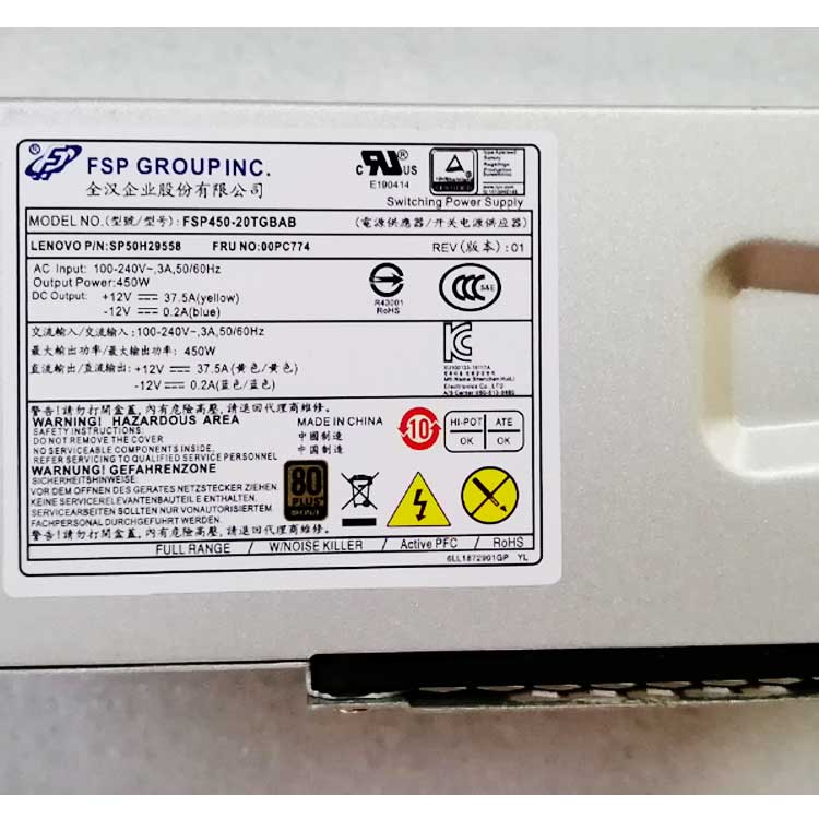 LENOVO FSP180-20TGBAB Netzteile / Ladegeräte
