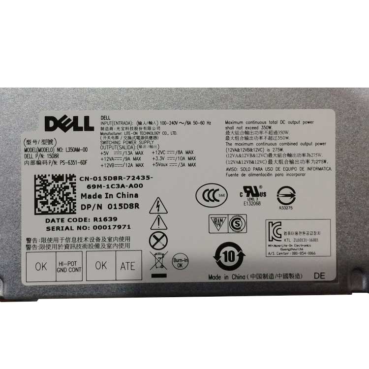 Dell XPS 8100 Caricabatterie / Alimentatore